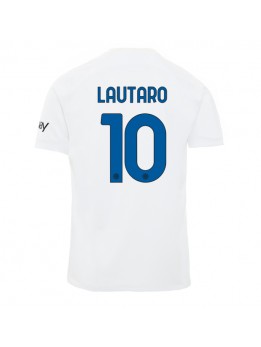 Inter Milan Lautaro Martinez #10 Auswärtstrikot 2023-24 Kurzarm
